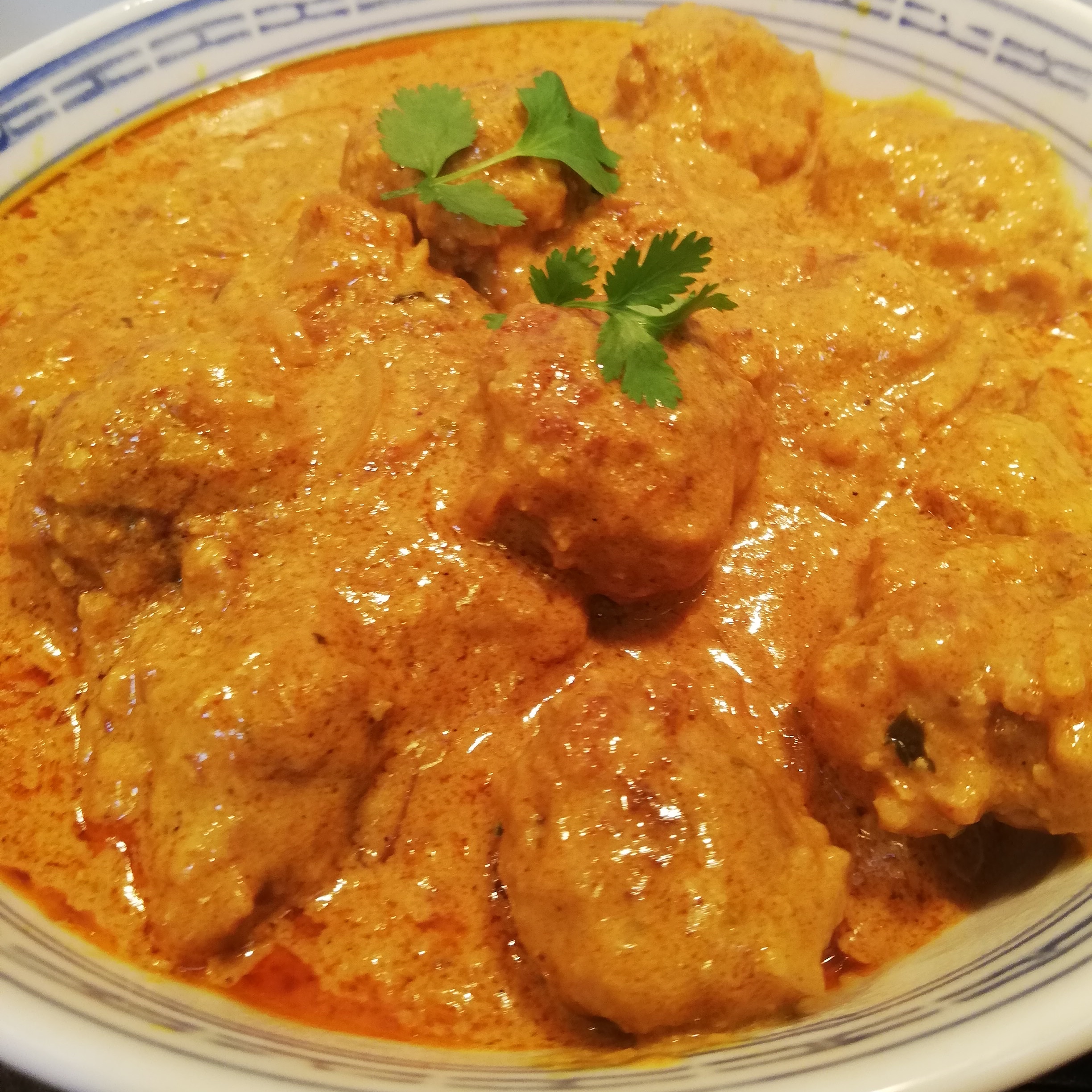 Meatballs in korma sauce